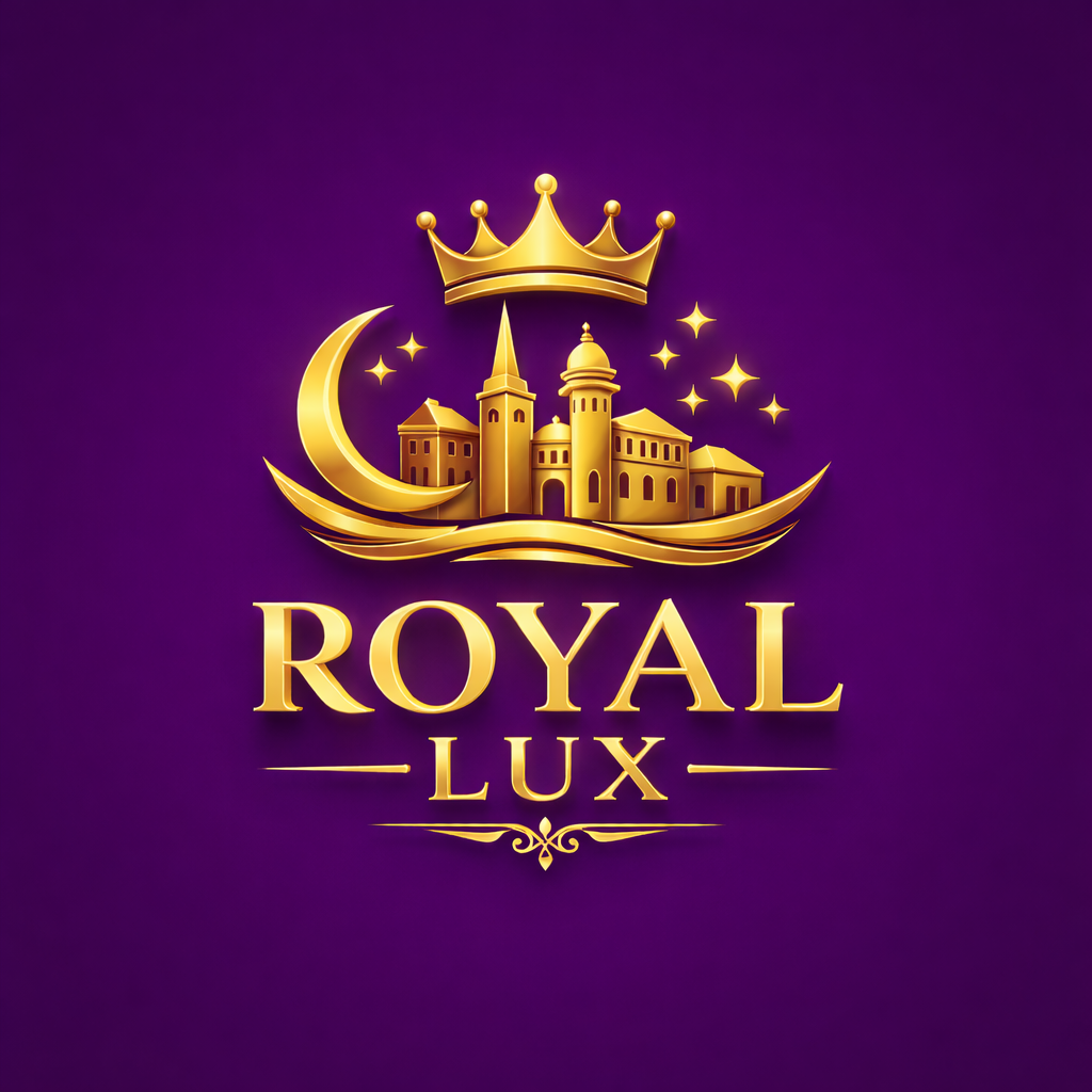 royal lux logo fialová top